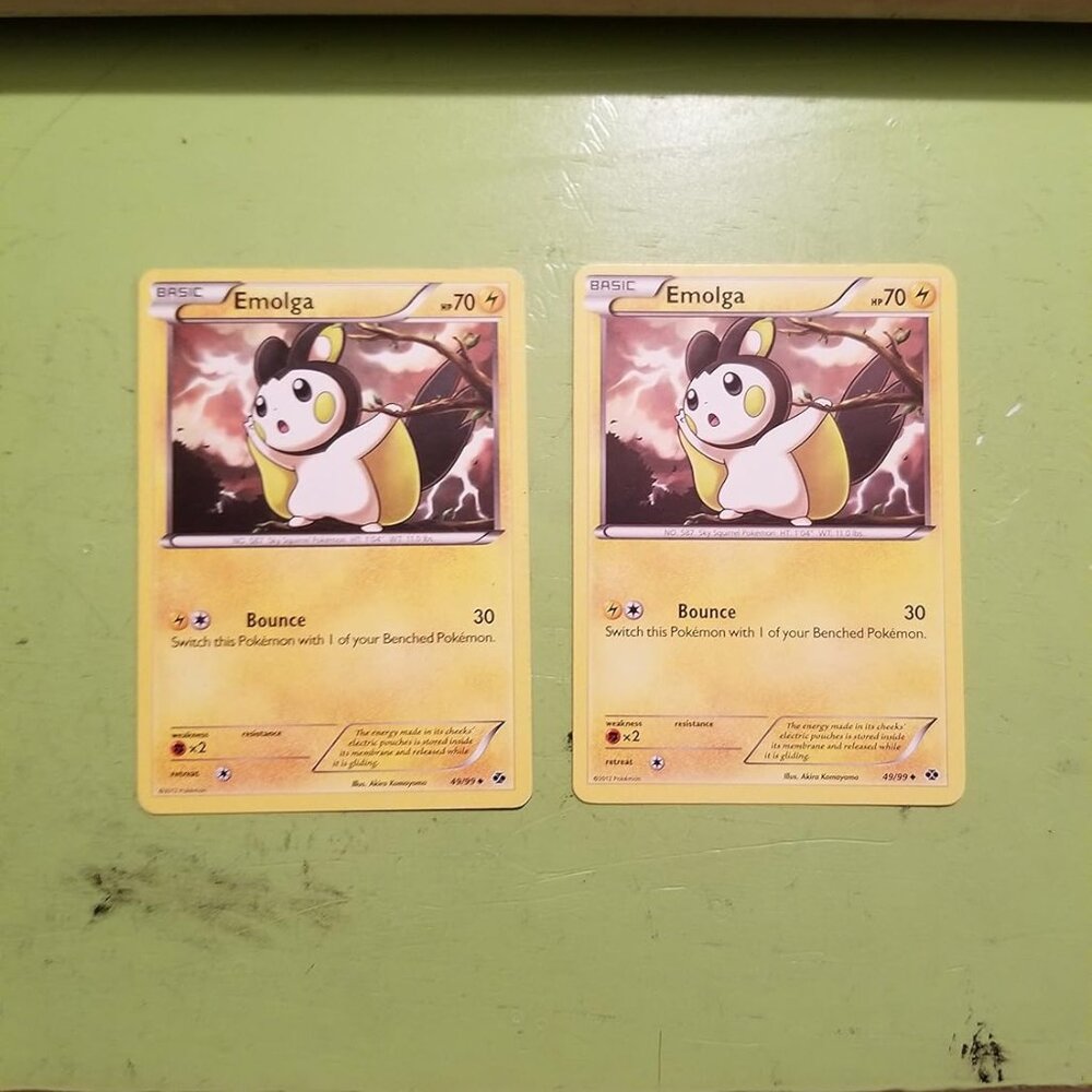 Pokemon® Card Lot 002 Cards EMOLGA Pokemon Black & White Next Destinies (49/99)